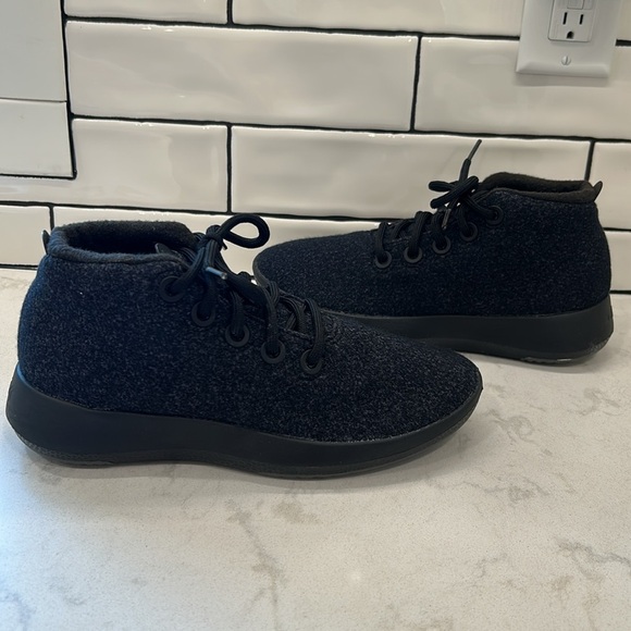 ALLBIRDS Women’s Wool Runners - Up Mizzles - Natural Black 9 Sneakers Shoes - Picture 2 of 16